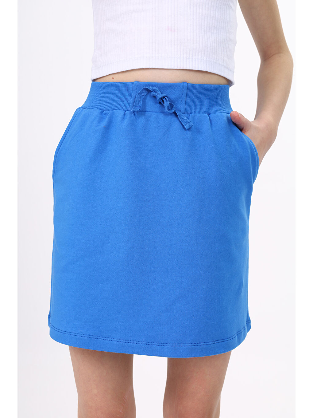 Mavi Kız Çocuk Etek-2