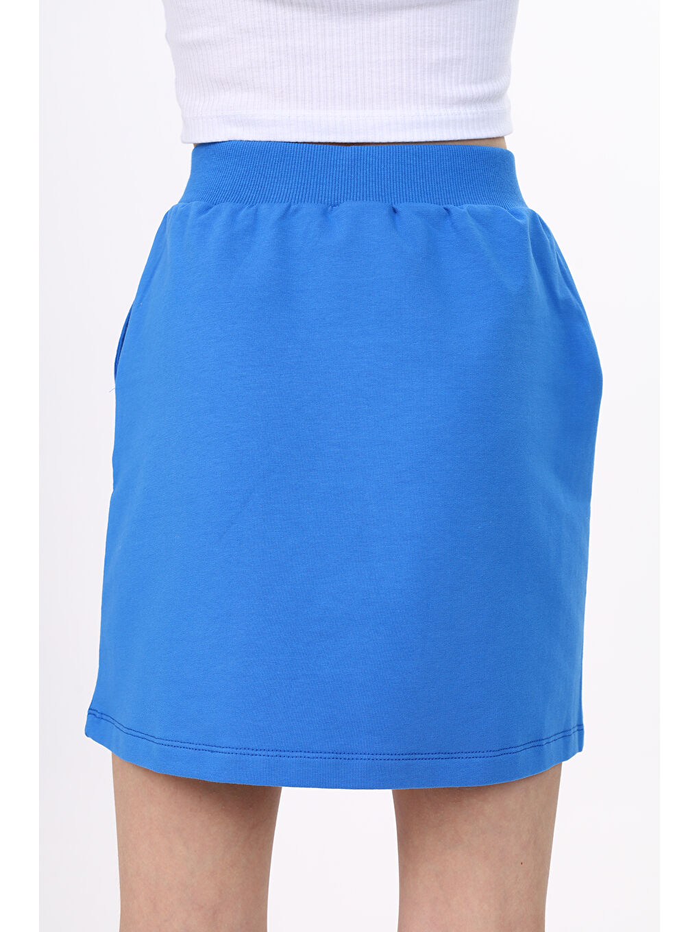 Mavi Kız Çocuk Etek-3