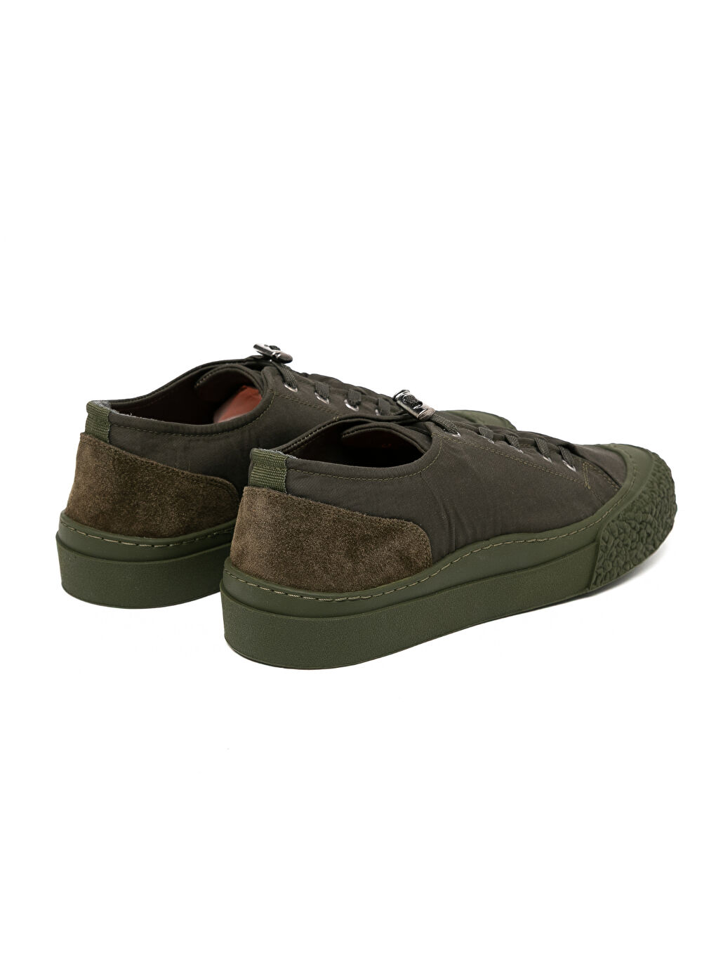 Yeşil Erkek Sneaker ( Günlük) KA-C25806 Haki Fayliza-Haki Suet-2