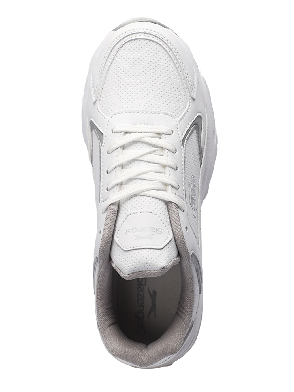 SLAZENGER MOSS Erkek Sneaker Ayakkabı Beyaz / Gri - 4