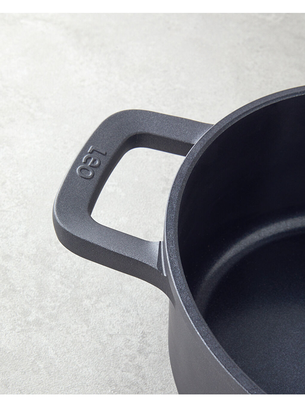 LEO Phantom Tencere 20 cm Siyah-2