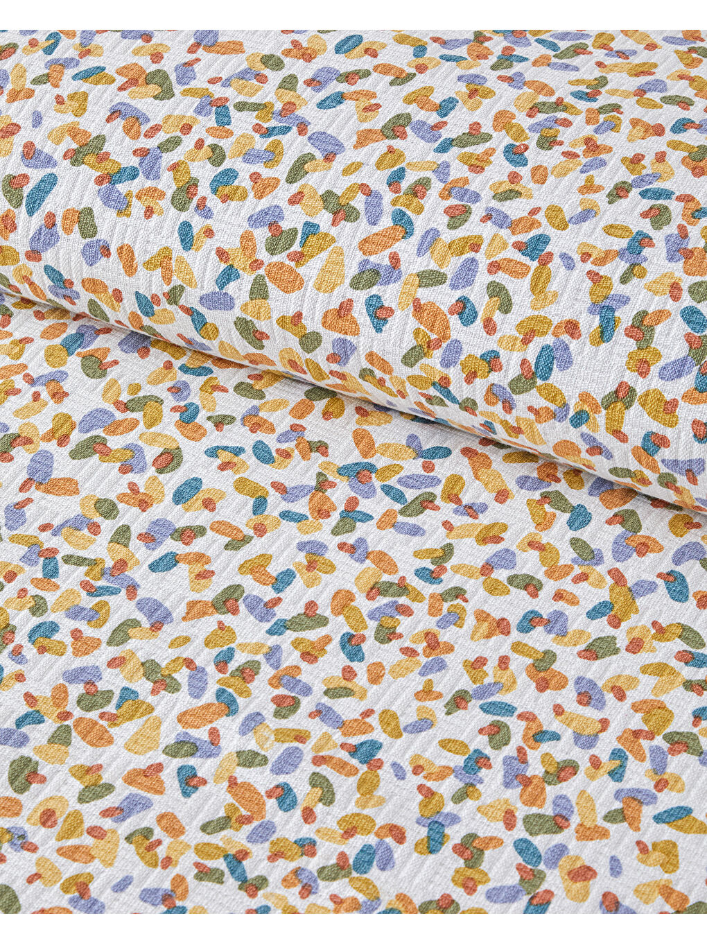 Splash Baskılı Pamuklu Çift Kişilik Pike 200x220 cm Yeşil-2