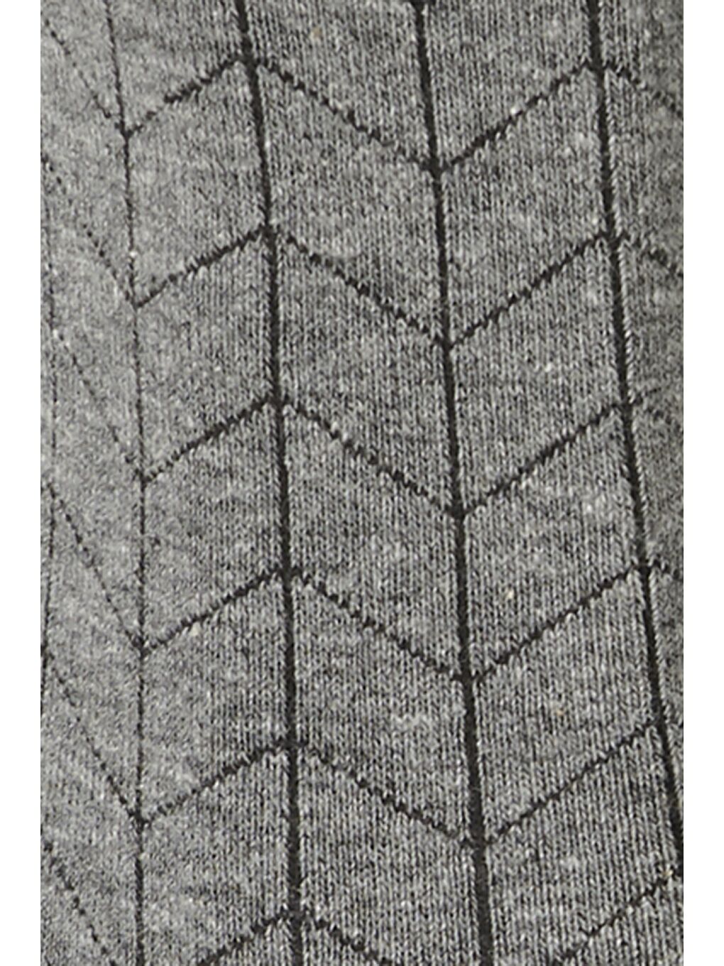 Erkek Gri Desenli Soket Çorap-1