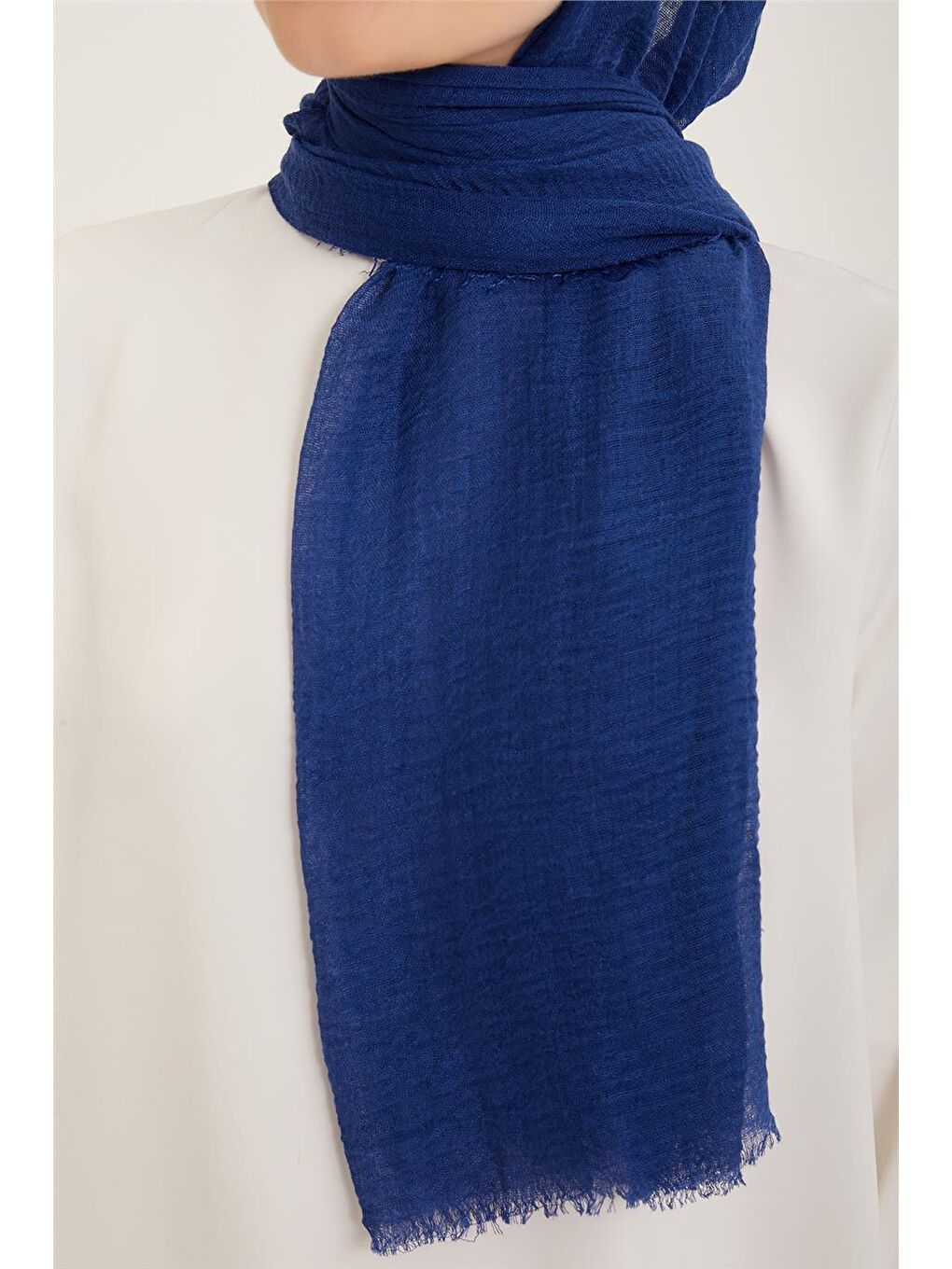 Lacivert Trend Bürümcük Şal 19-1