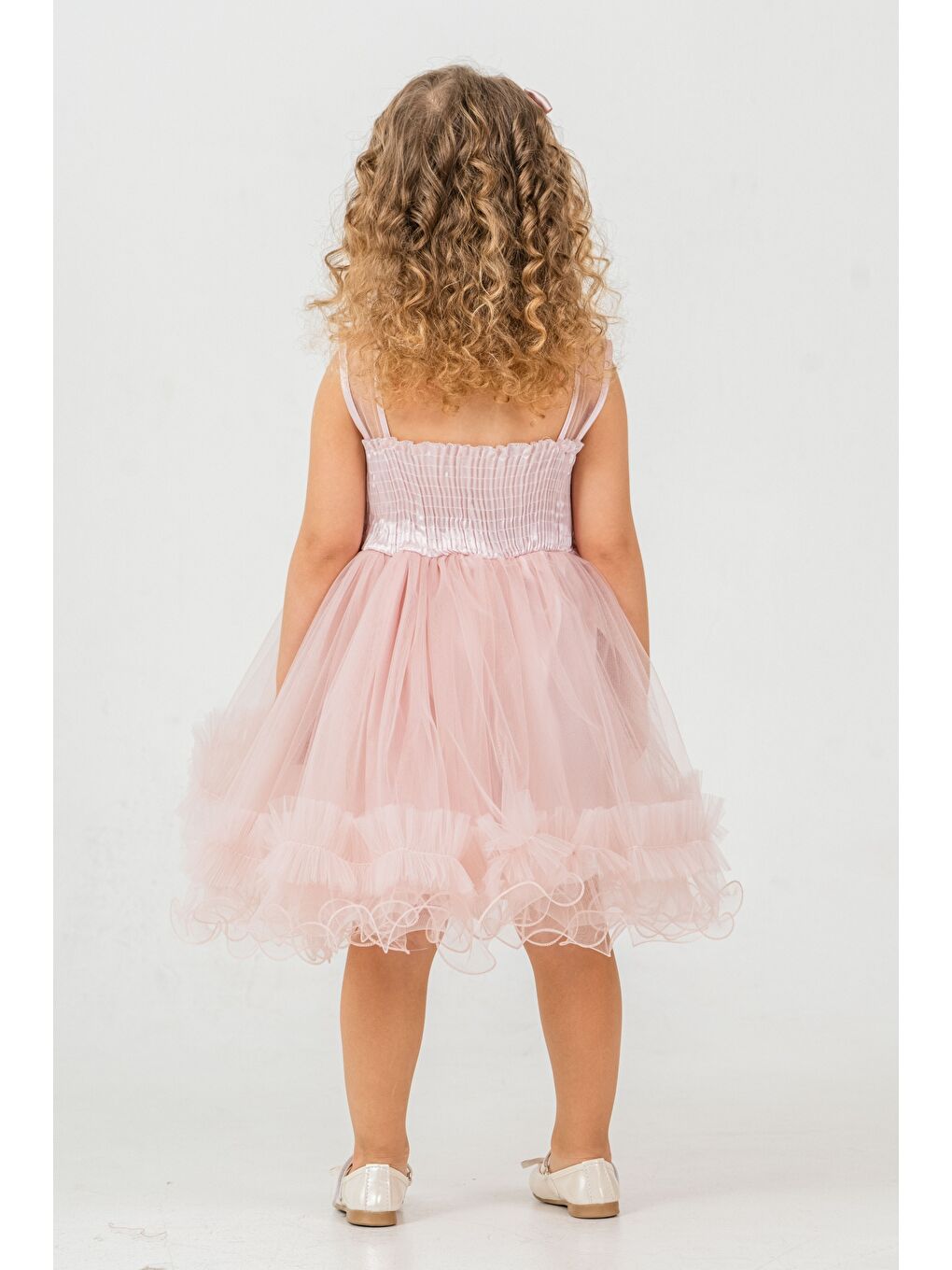 Pembe Aizona Kız Çocuk Abiye M00782-3