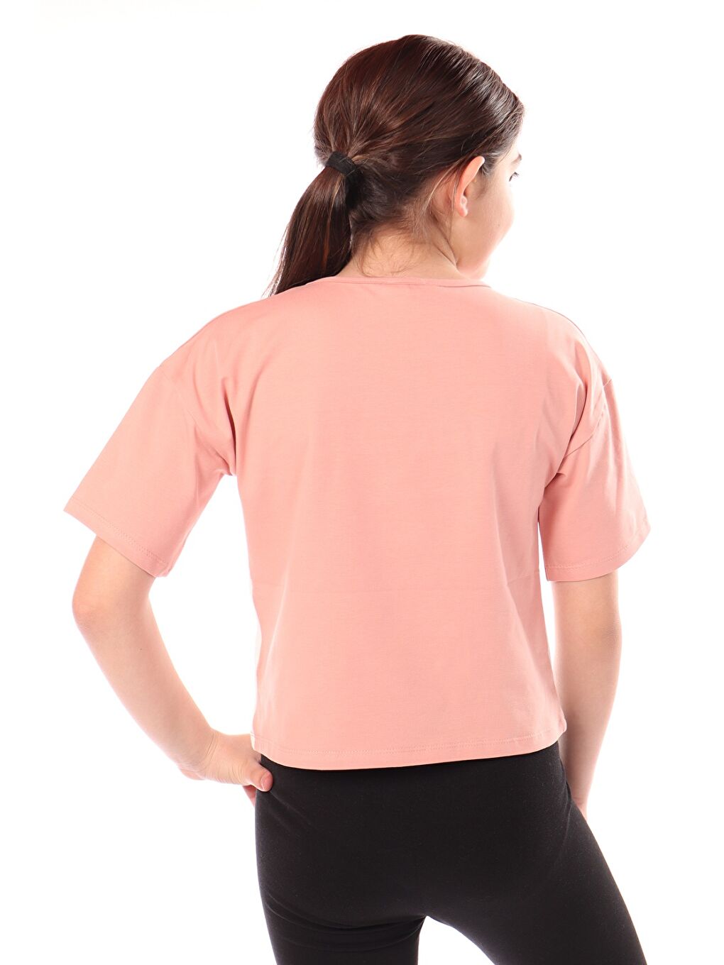 Mercan Kız Çocuk Baskılı Tişört-1