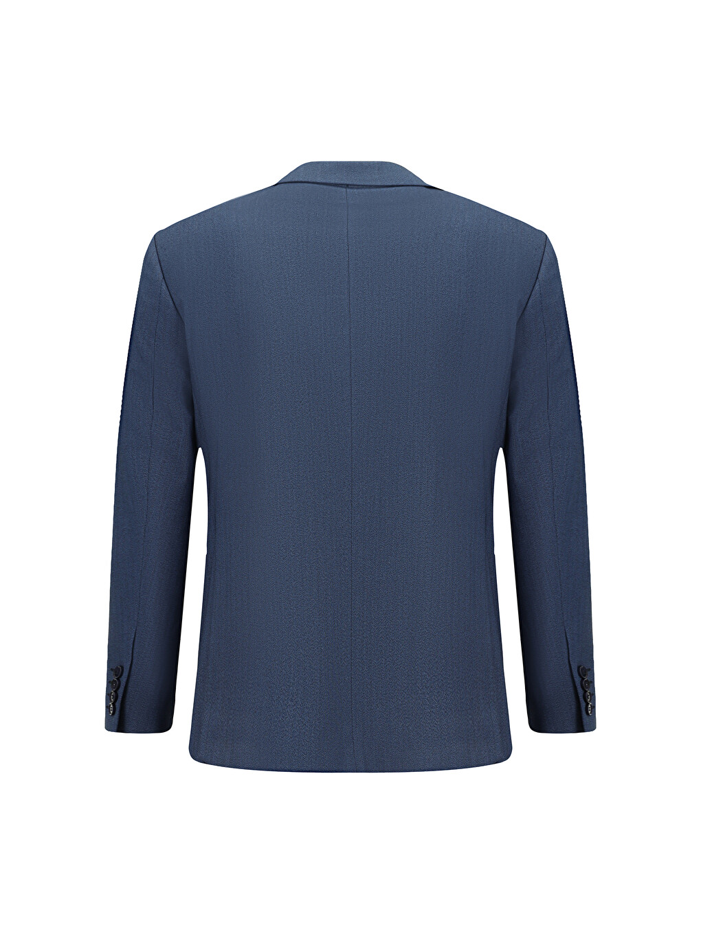 Lacivert 4 Drop Relaxed Fit Rahat Kesim Elastanlı Desenli Takım Elbise-2