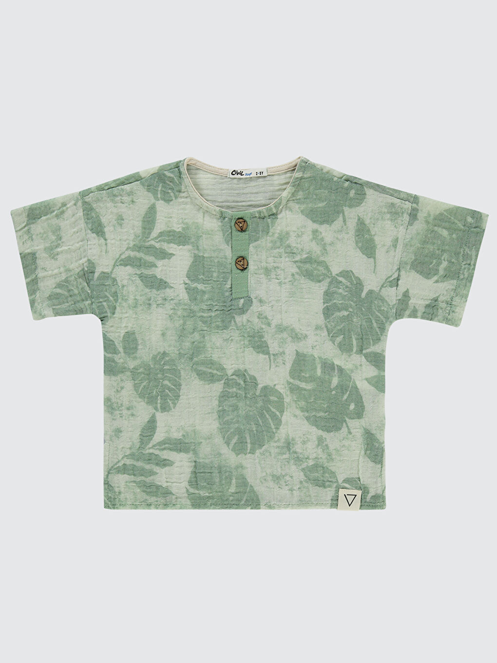 Boys Erkek Çocuk Gömlek 2-5 Yaş Haki