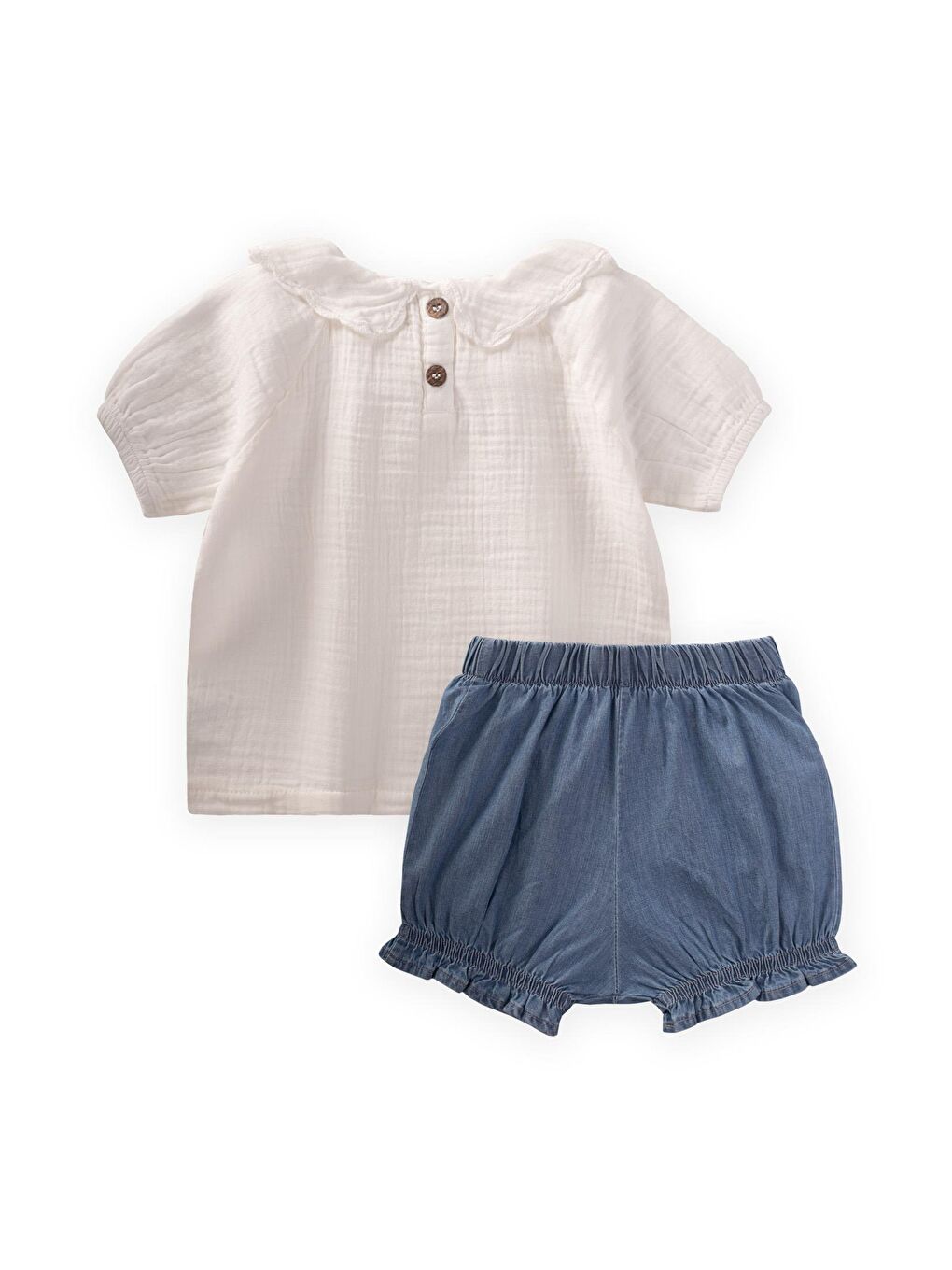 Ekru Kız Çocuk Takım-1