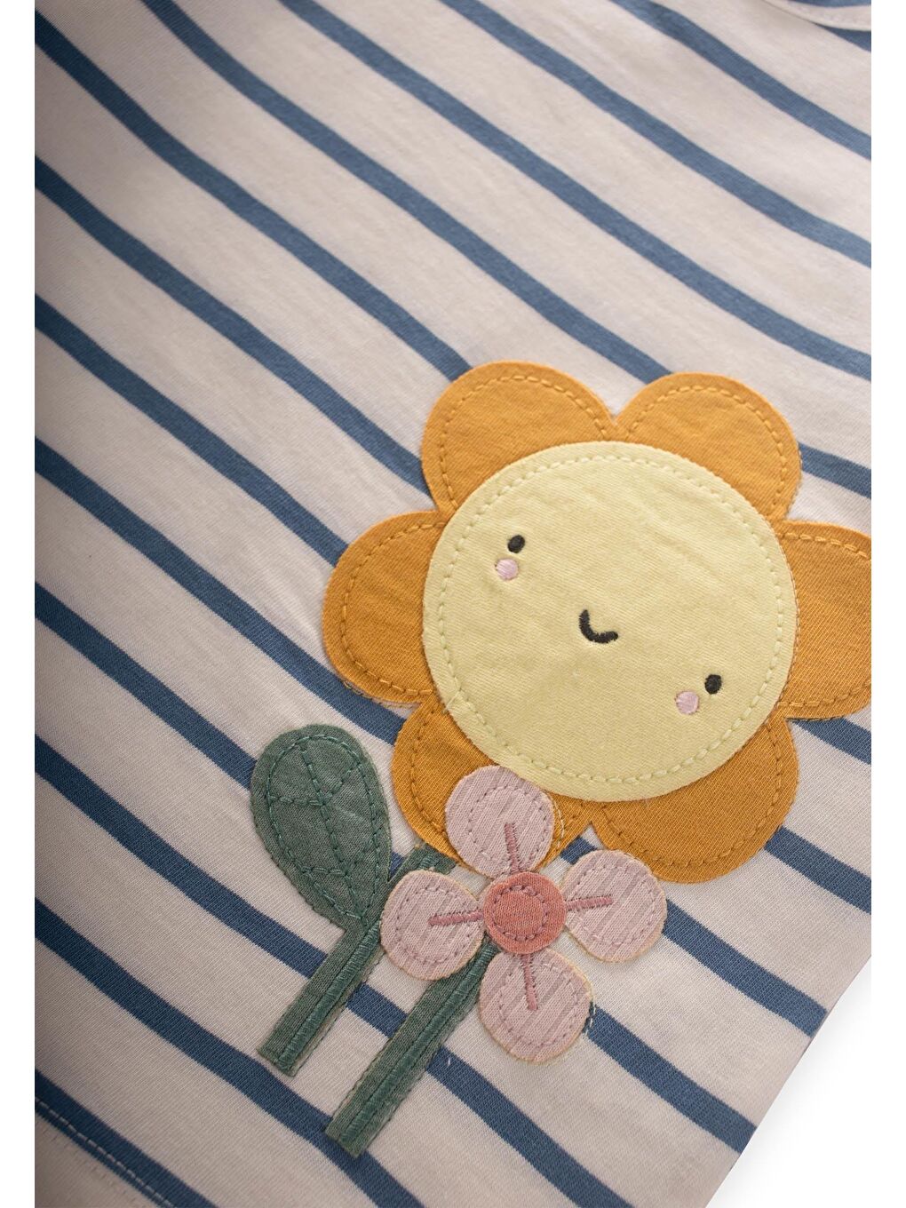 İndigo Kız Çocuk Çizgili Takım-2