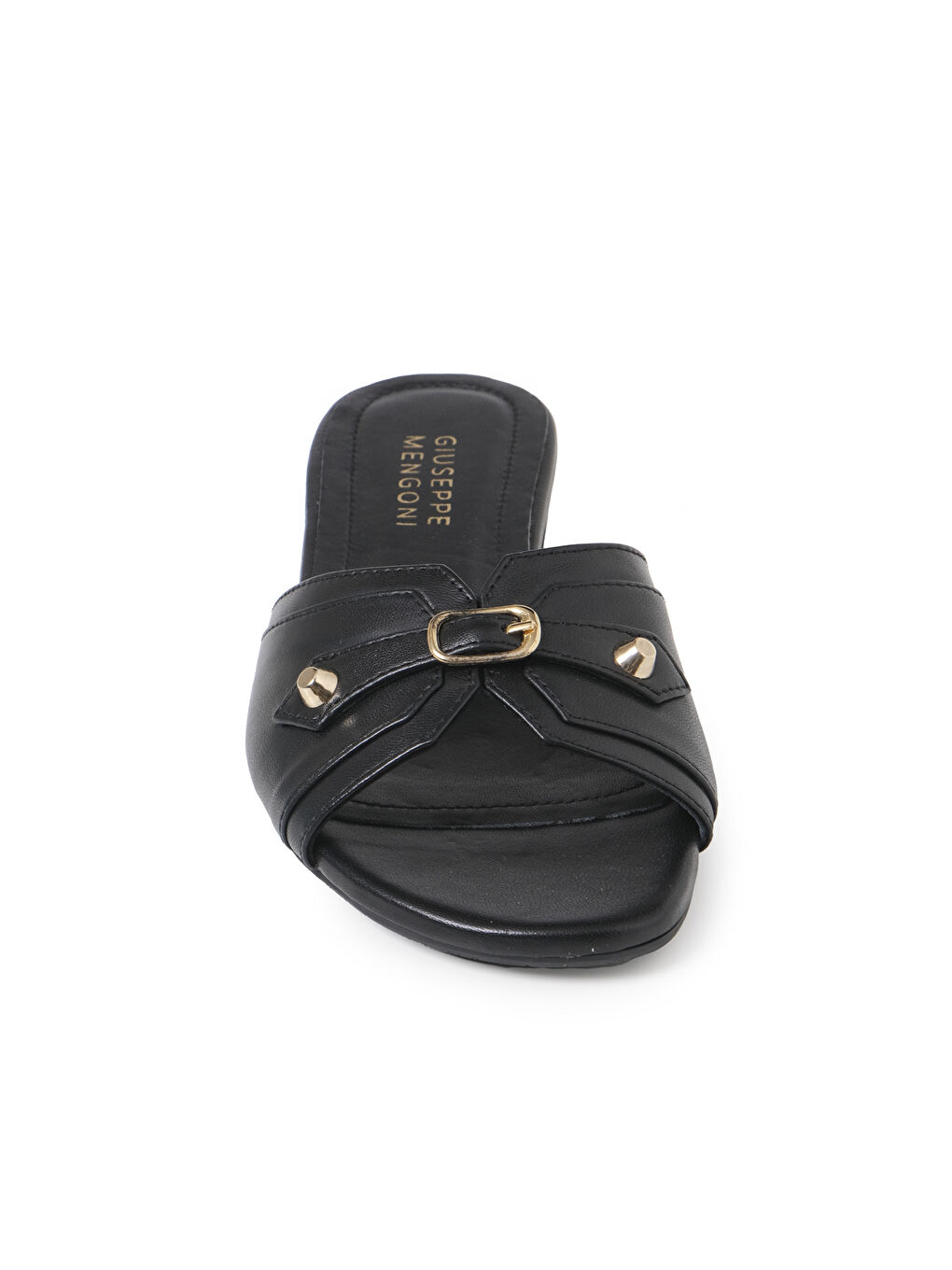 Siyah Kadın Terlik PO-0197 360 GIUSEPPE MENGONI NAPA C02 SİYAH-1