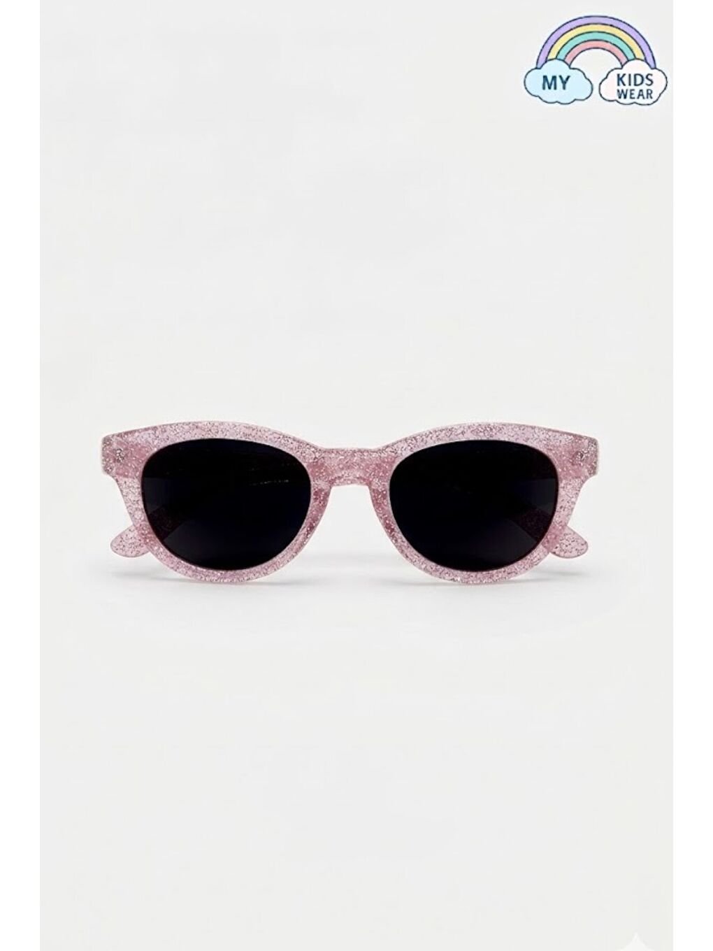 Pembe Çocuk Desenli Mayo Takımı - UV Korumalı Bone ve Güneş Gözlüğü Hediyeli 2'li Set 12683-1