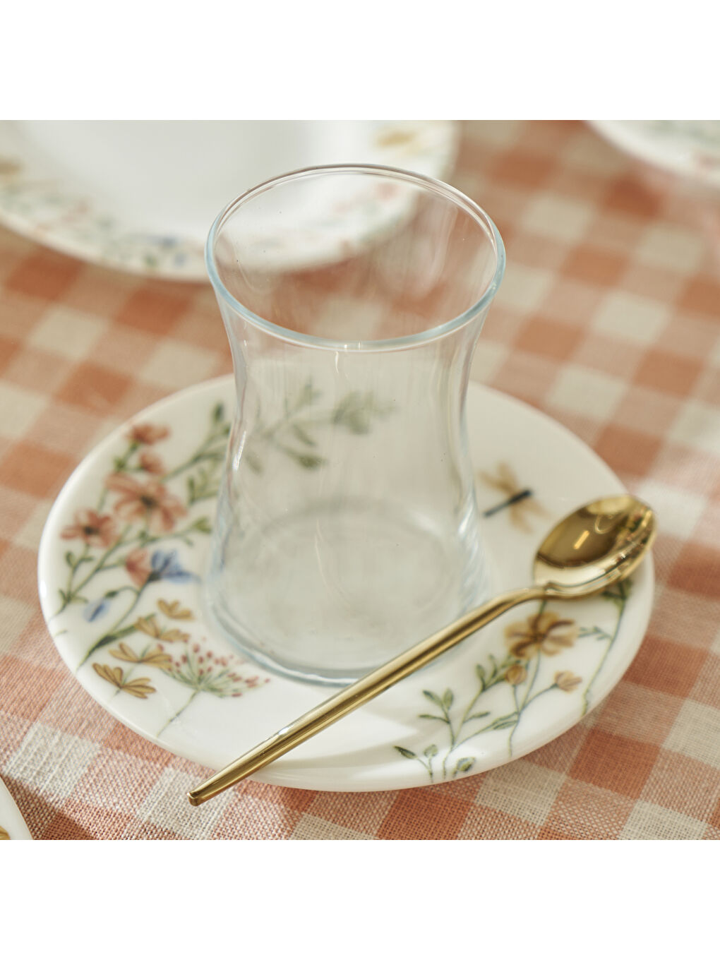 Karışık Flores Porselen 26 Parça 6 Kişilik Kahvaltı Takımı-4