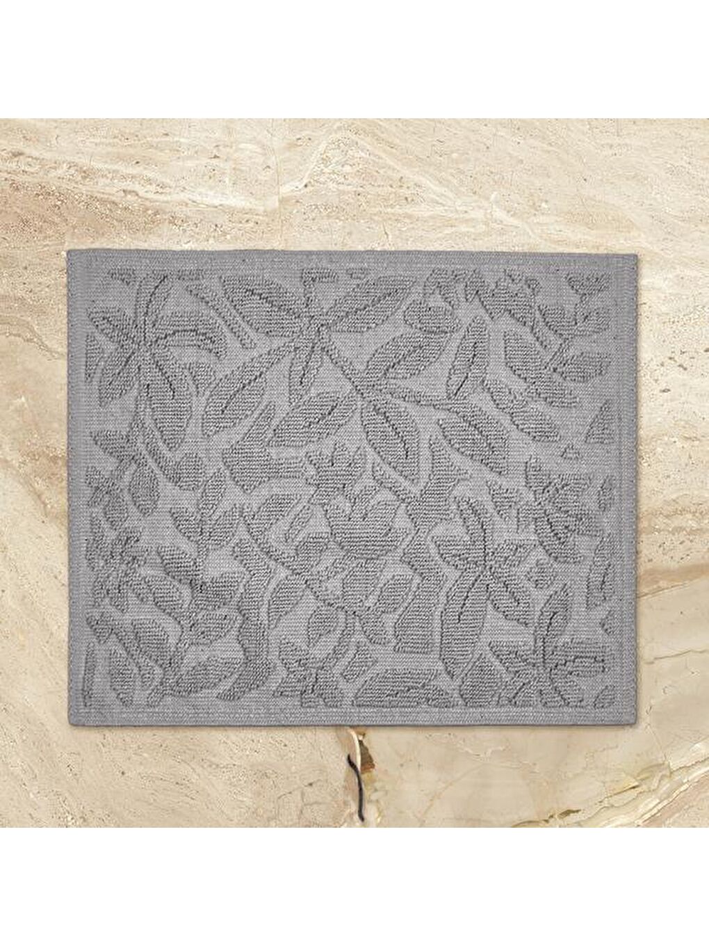 Soft Andoy 2'li Banyo Paspası - Gri - 60x100 cm + 50x60 cm-4