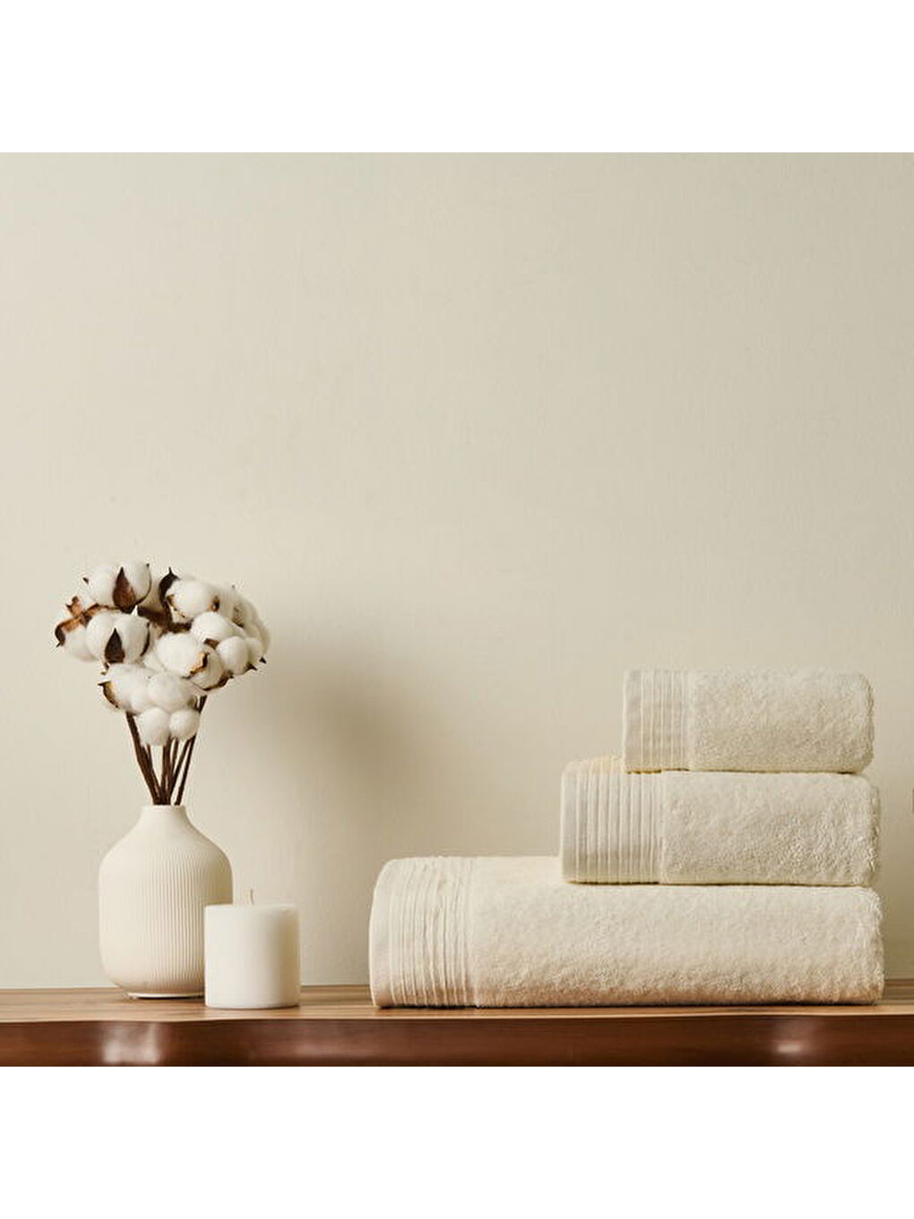 Soft Premium Yüz Havlusu - Beyaz - 50x90 cm-4