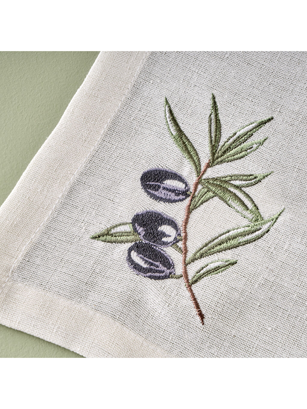 Ekru Olive Peçete Krem (35x45 cm)-3