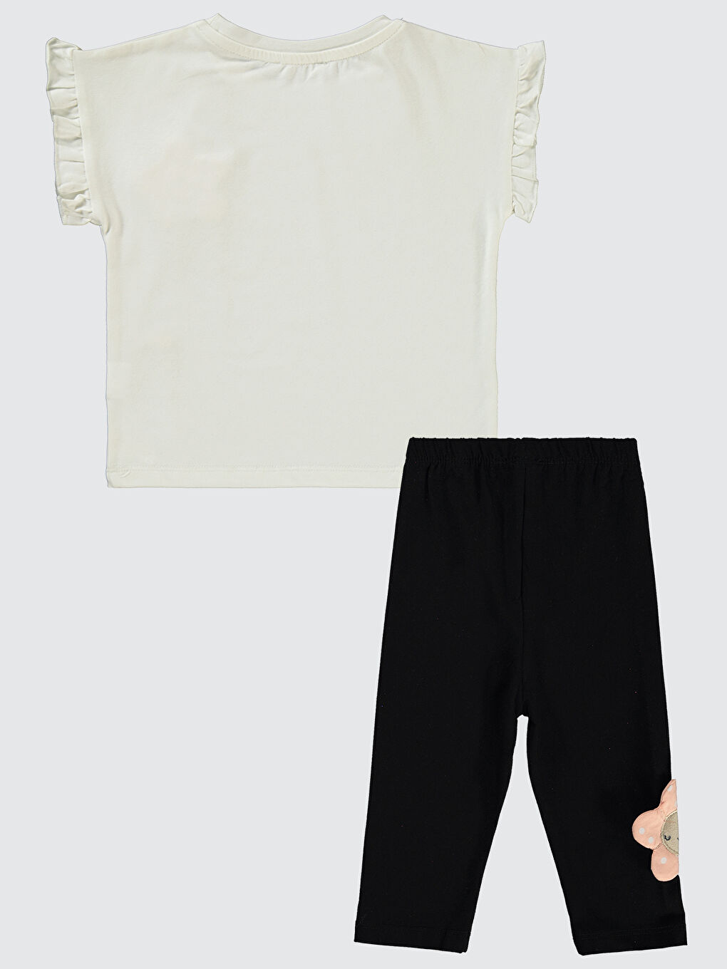 Girls Kız Çocuk Takım 2-5 Yaş Ekru-1