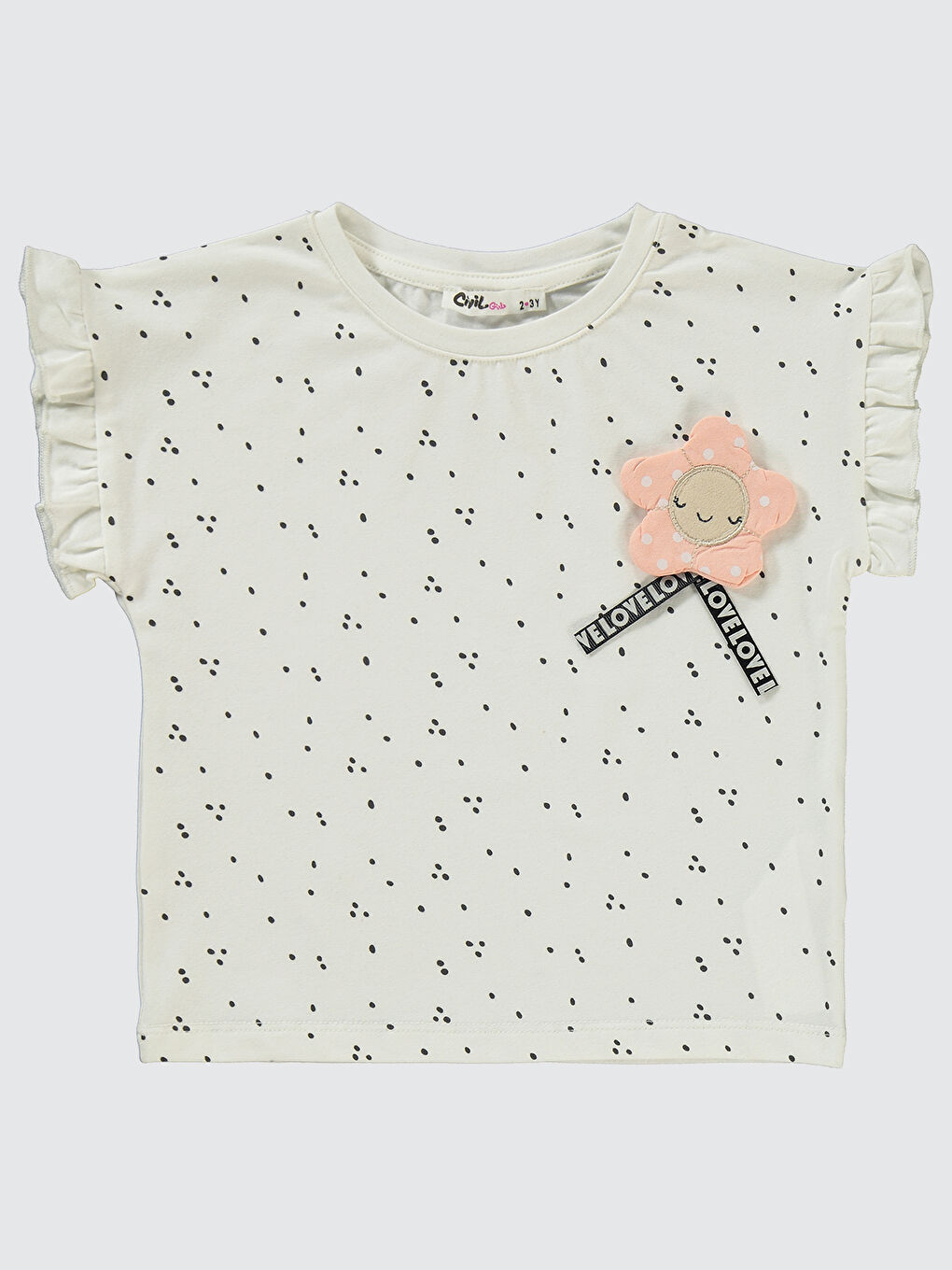 Girls Kız Çocuk Takım 2-5 Yaş Ekru-2