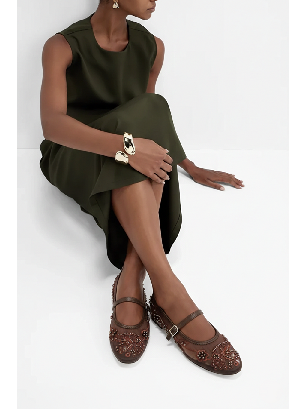 Kahverengi Kadın Babet Y726730115-1