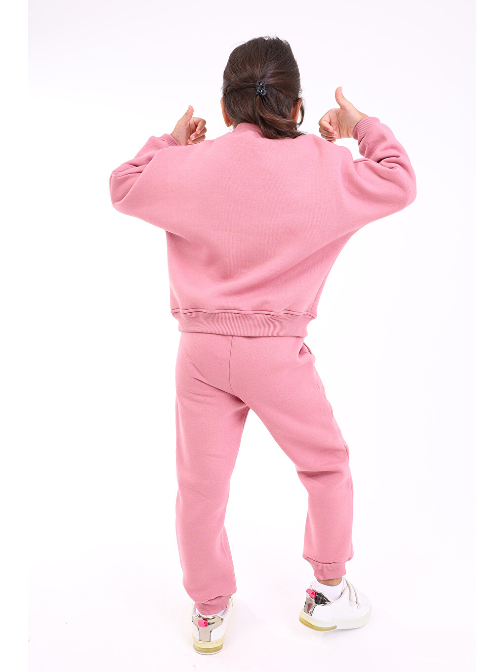 Pembe Kız Çocuk Eşofman Takım-1