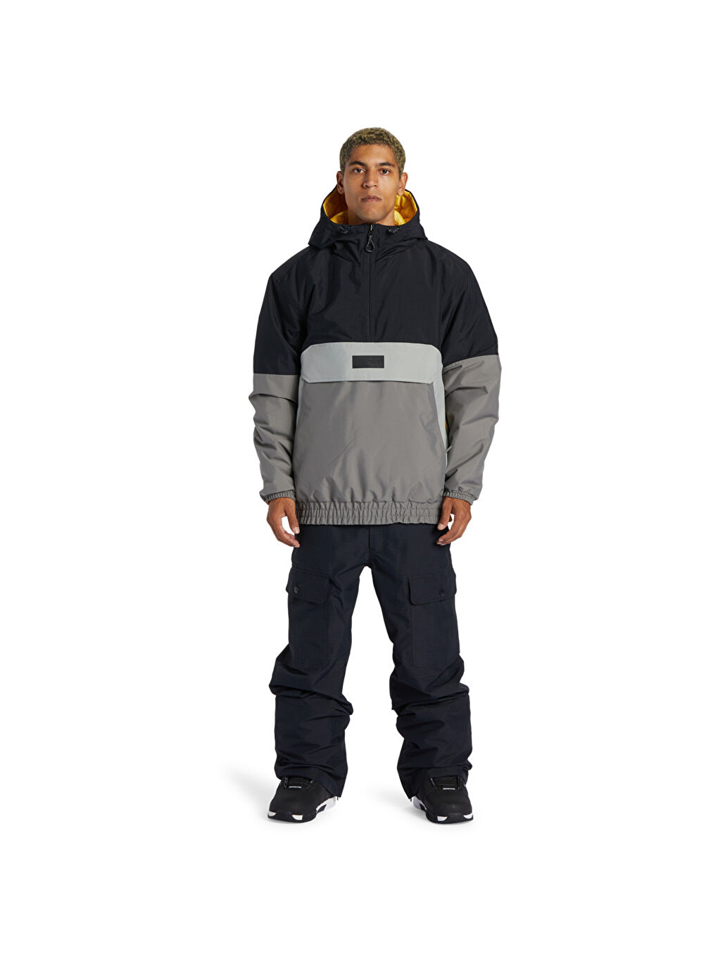 Siyah NEXUS REVERSIBLE ANORAK Erkek Kayak Montu-2