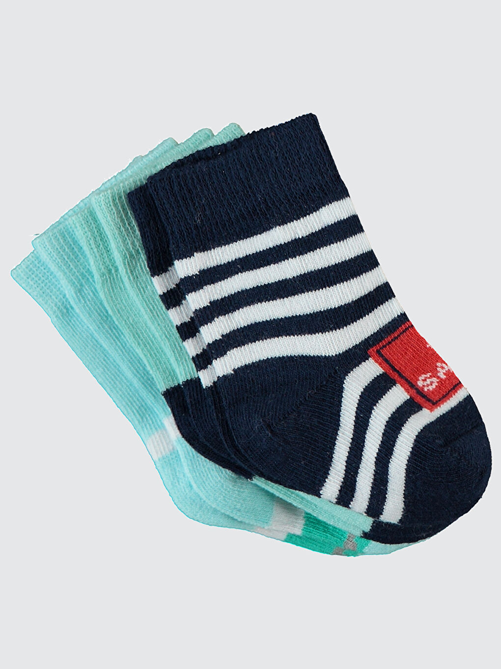 Civil Yeşil Baby Erkek Bebek 3'lü Çorap Set 6-18 Ay Mint - 2