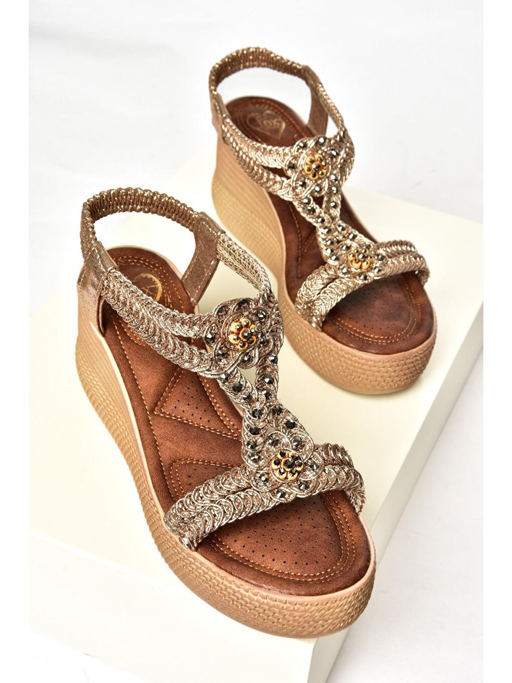 Turuncu S2581880 Bakır Kadın Sandalet-2