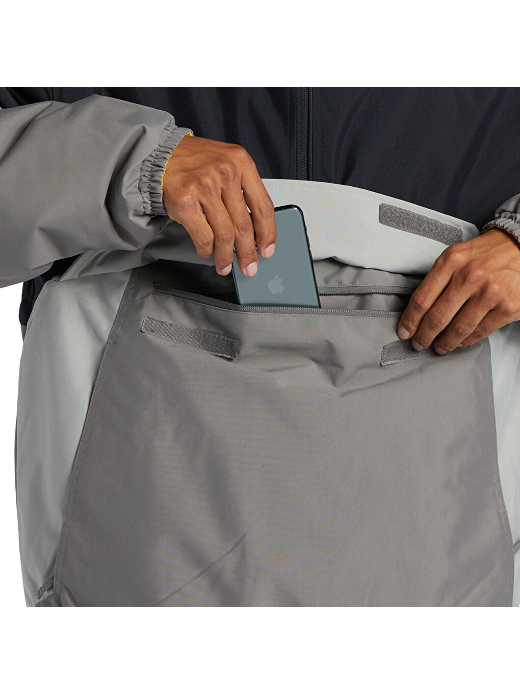 Siyah NEXUS REVERSIBLE ANORAK Erkek Kayak Montu-5