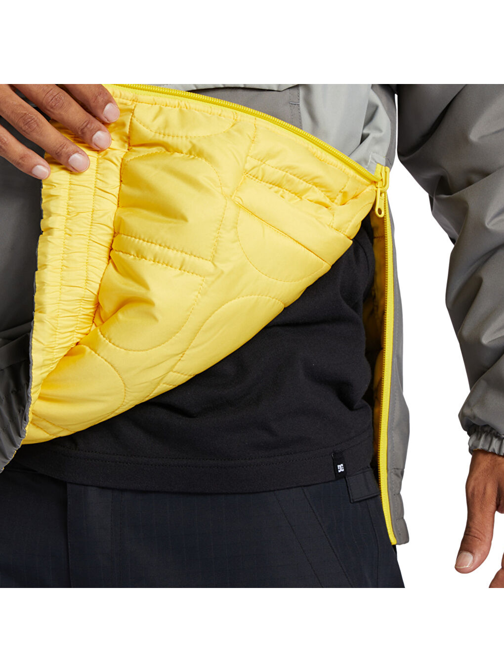 Siyah NEXUS REVERSIBLE ANORAK Erkek Kayak Montu-6