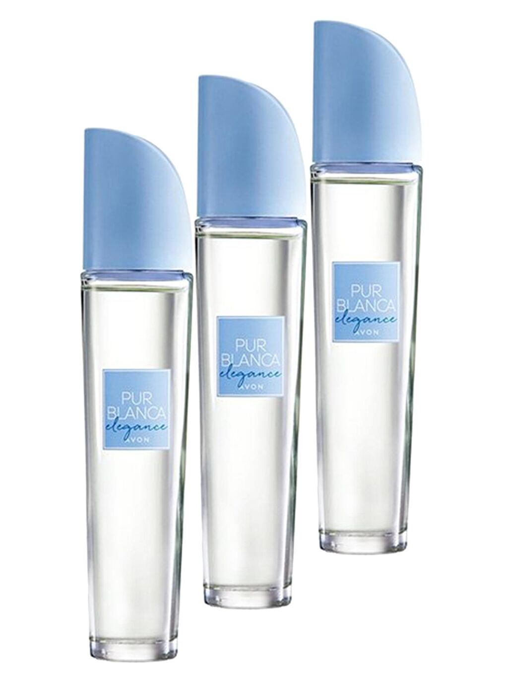 AVON Renksiz Pur Blanca Elegance Kadın Parfüm Edt 50 Ml. Üçlü Set