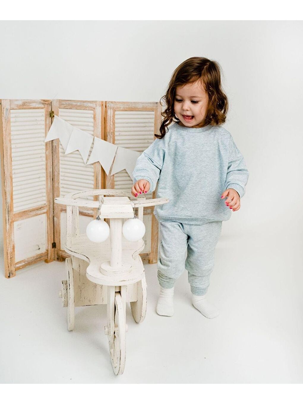 Miababy Yeşil Kız Bebek Sweatshirt - 2