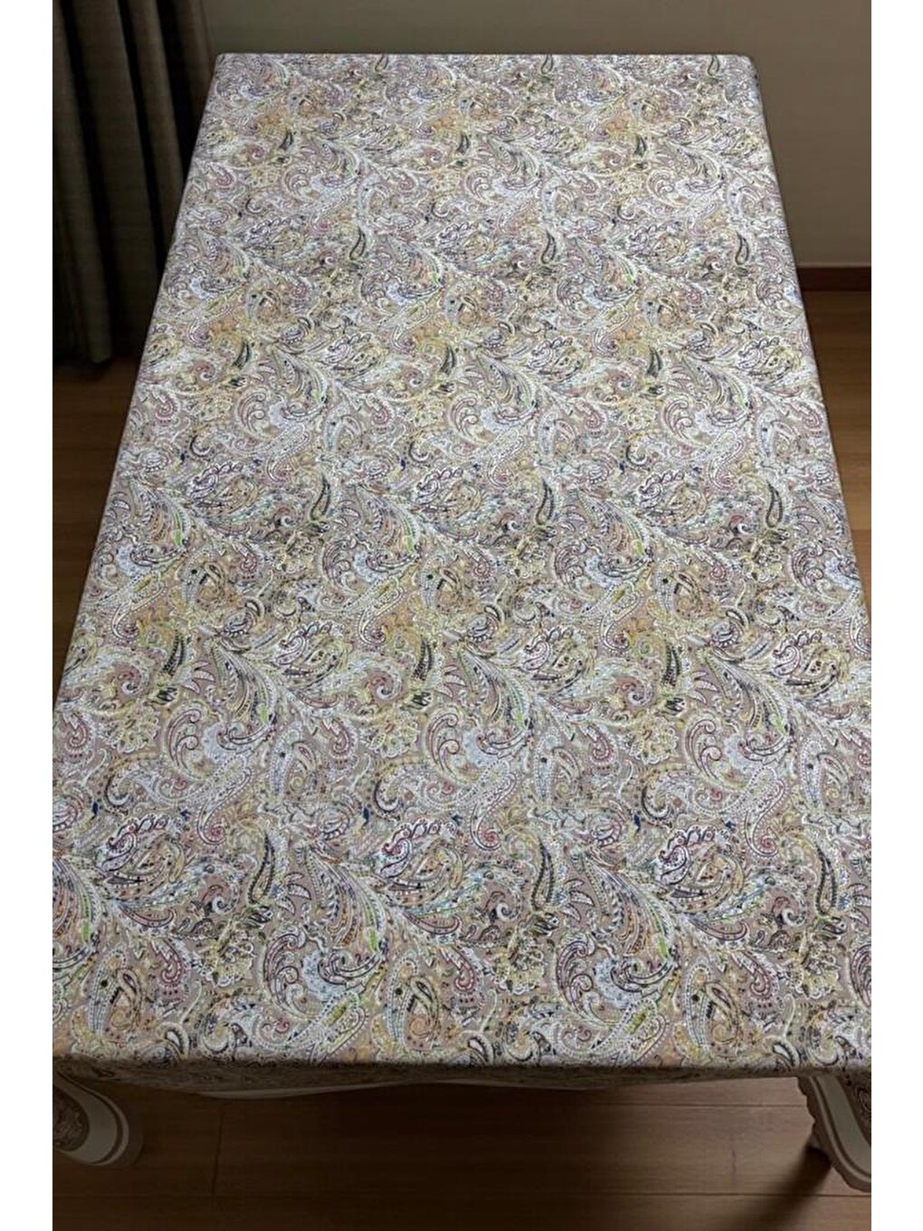 Kahverengi Nevra Dertsiz Masa Örtüsü 120x150 Cm Kahve-1