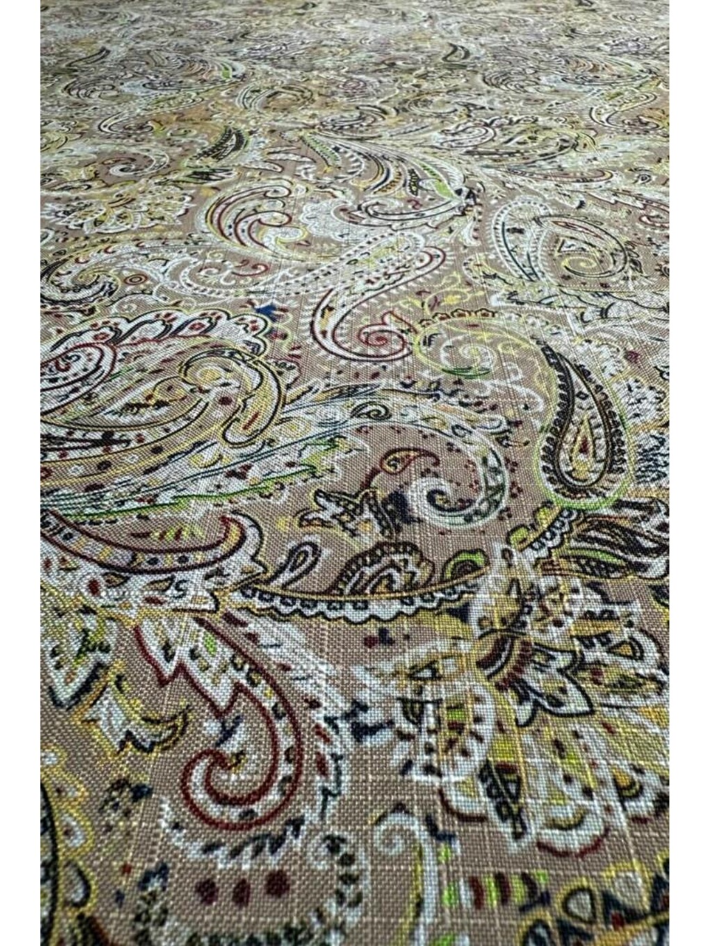Kahverengi Nevra Dertsiz Masa Örtüsü 120x150 Cm Kahve-2