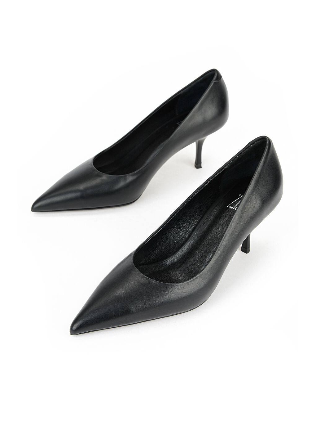 Kadın Hakiki Deri Topuklu Ayakkabı 1611059Z1312 Siyah-4