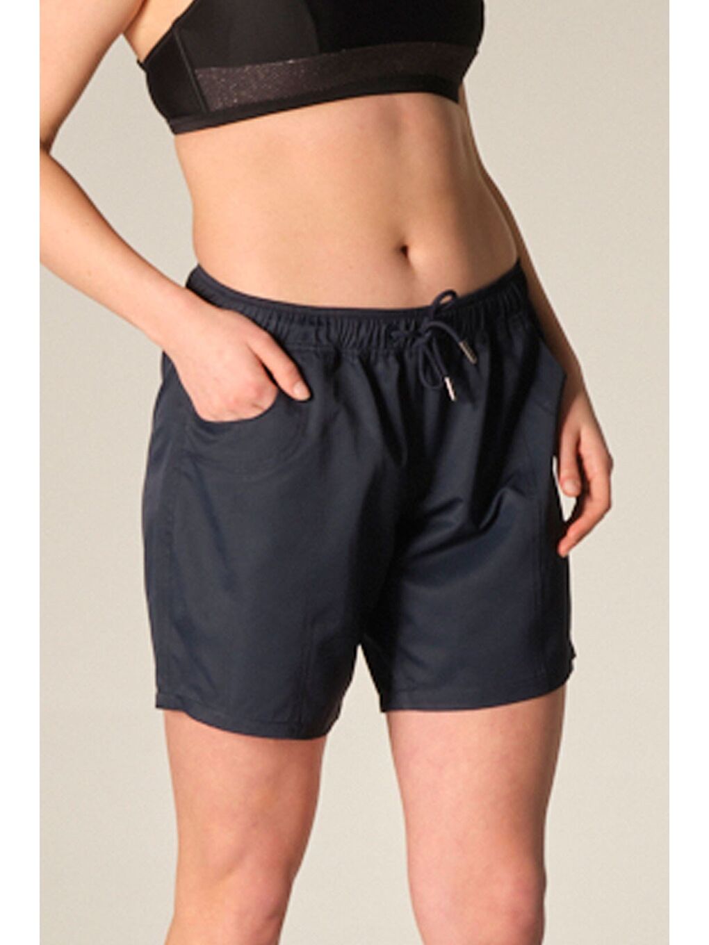 Bn-12 Kadın Deniz Şort Lacivert-1