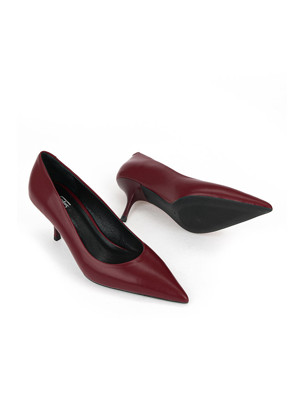 Kadın Hakiki Deri Topuklu Ayakkabı 1611059Z1312 Bordo-3