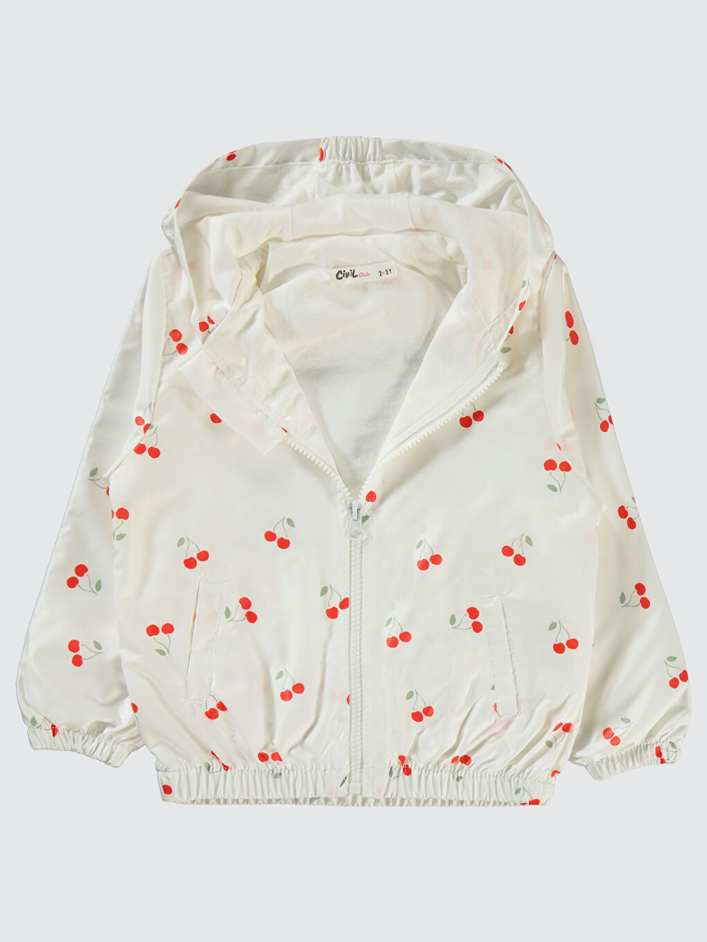 Girls Kız Çocuk Yağmurluk 2-5 Yaş Ekru-2