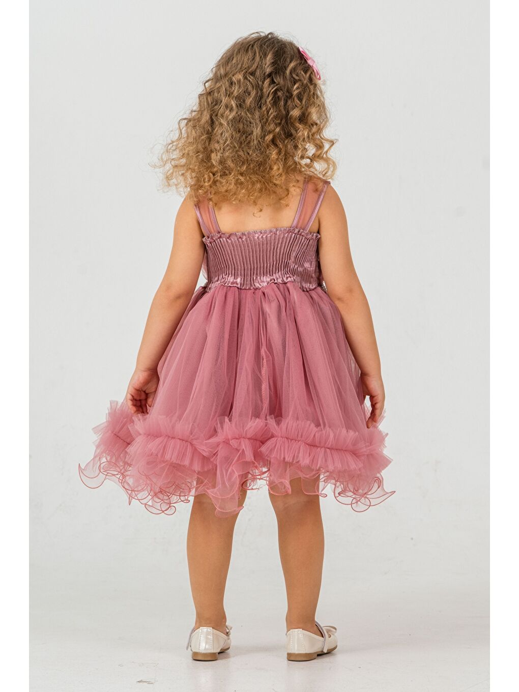 Pembe Aizona Kız Çocuk Abiye M00782-3