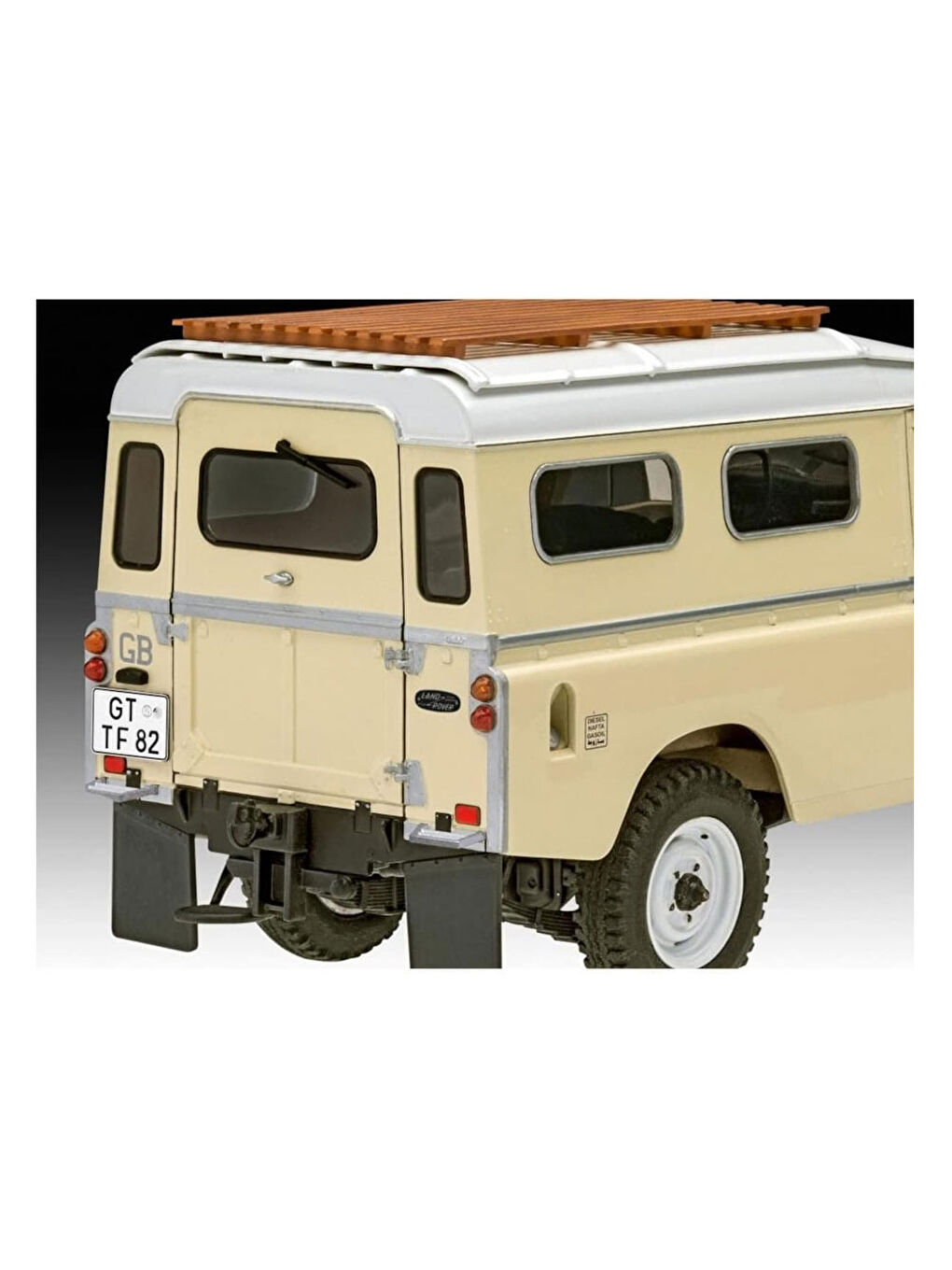 Revell Renksiz Maket Model Kit Araba Land Rover Series III LWB 250 07056 - 3