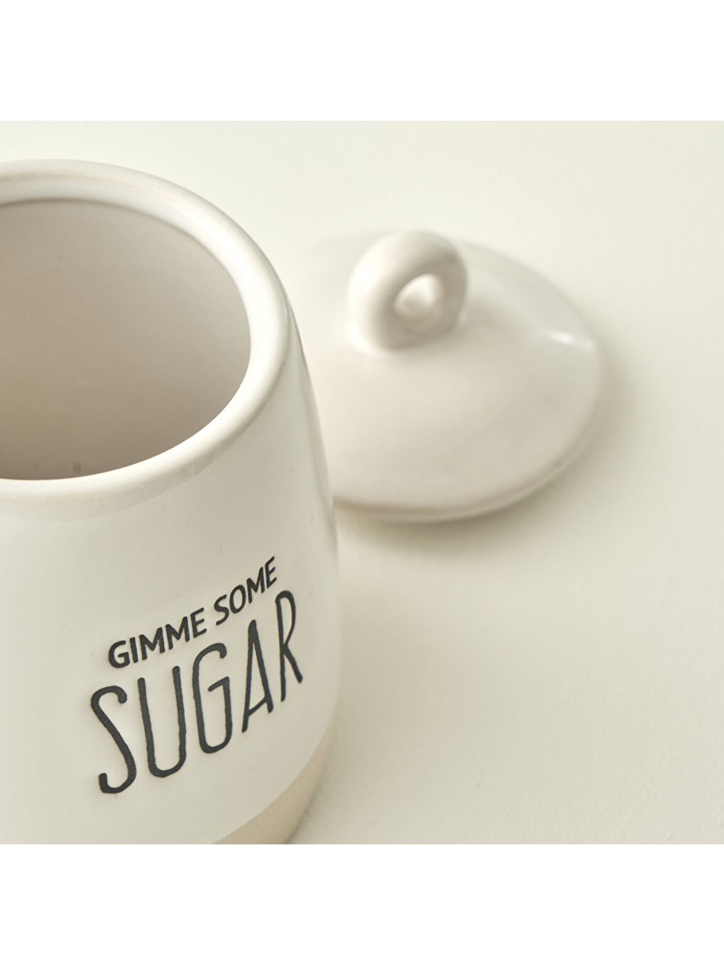 Bohemia Stoneware Şekerlik Beyaz (8x11 cm)-1