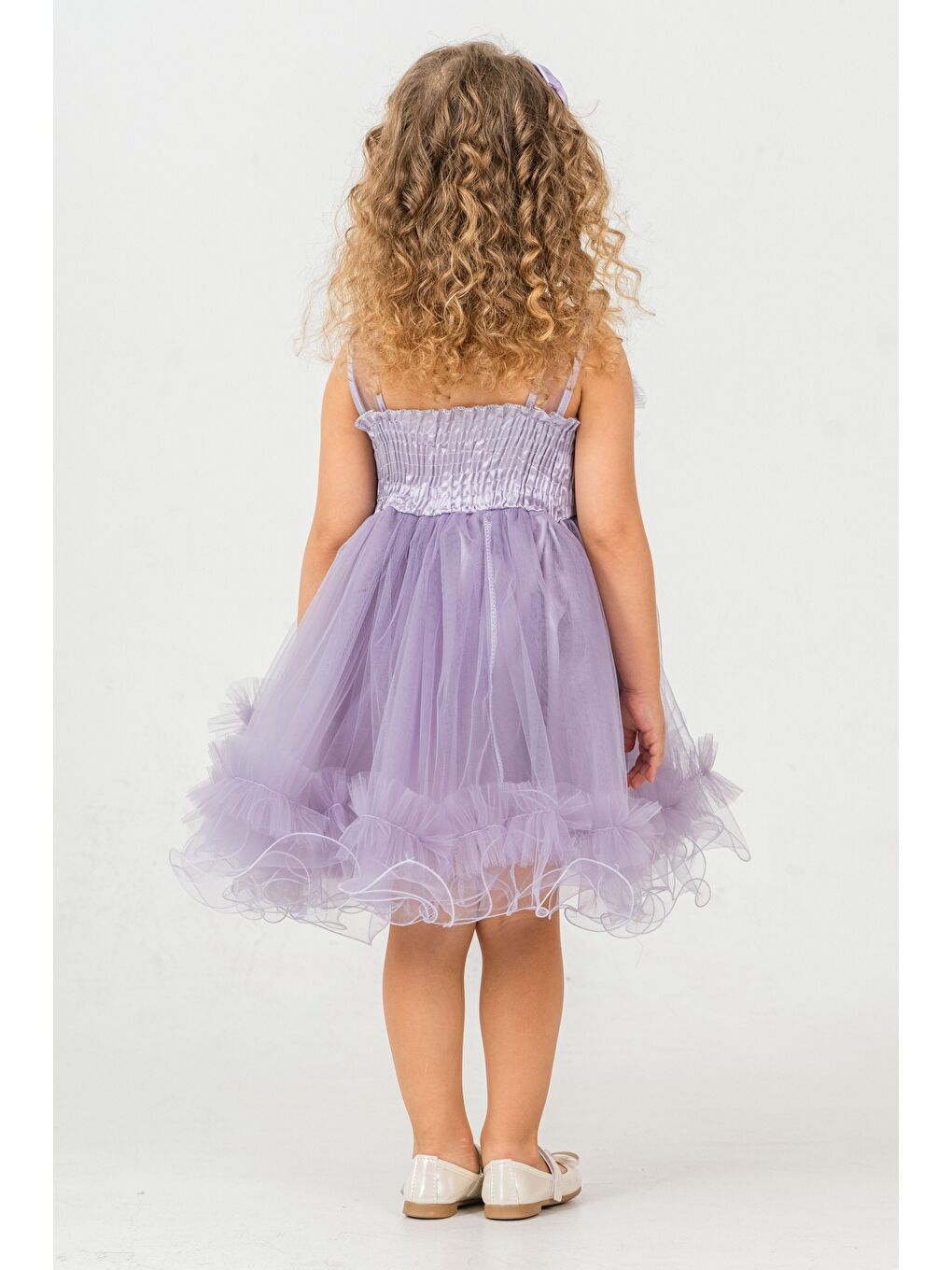 Lila Aizona Kız Çocuk Abiye M00782-2