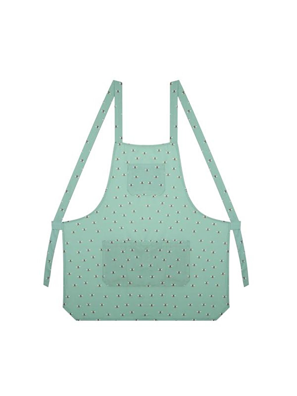 Karışık Soft Arı Desenli Mutfak Önlüğü - Renkli - 80x73 cm-4