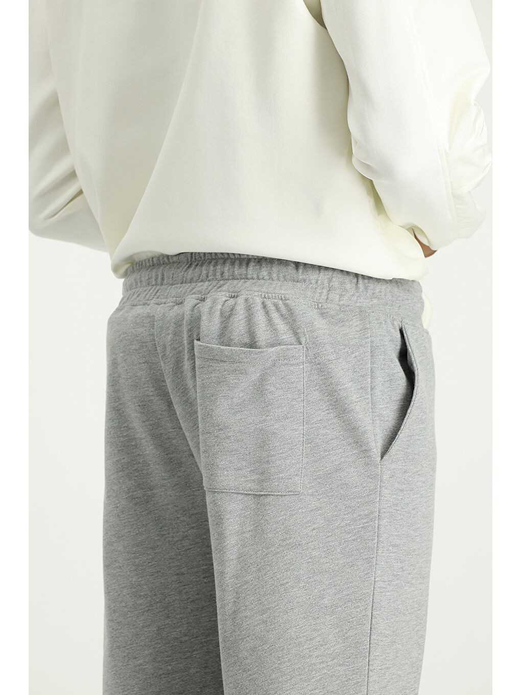 Gri Pamuk  / Jogger Eşofman Altı-4