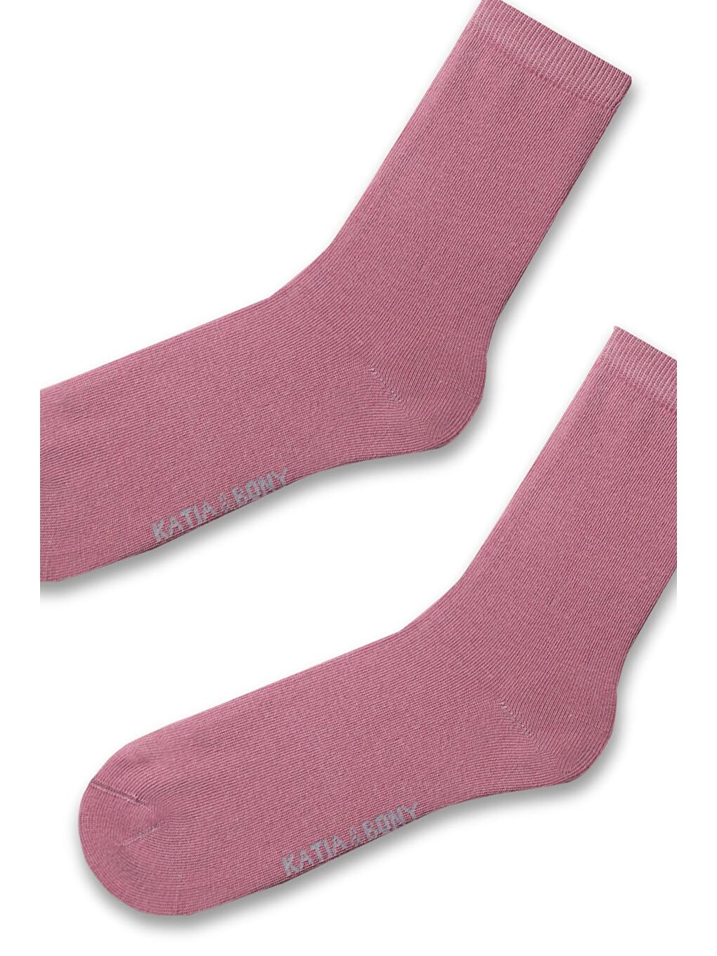 Kırmızı Kadın Family Basic Soket Çorap Gül Violet-1