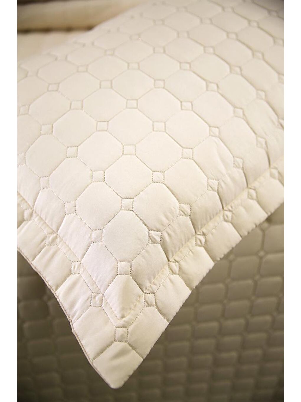 Kahverengi Estiva Çift Kişilik Yatak Örtüsü Cappucino-2