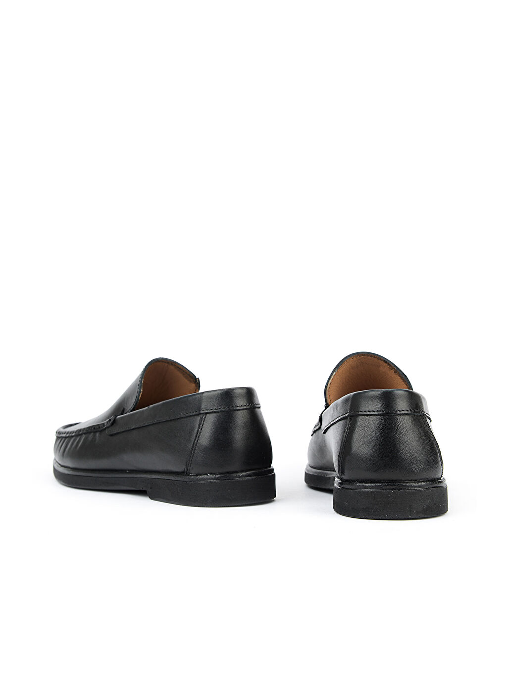 Erkek Hakiki Deri Günlük Ayakkabı 1611065Z302 Siyah-2