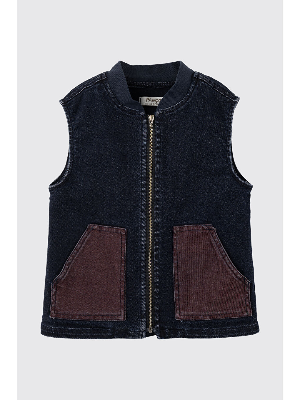 Erkek Bebek Lacivert Jean Yelek