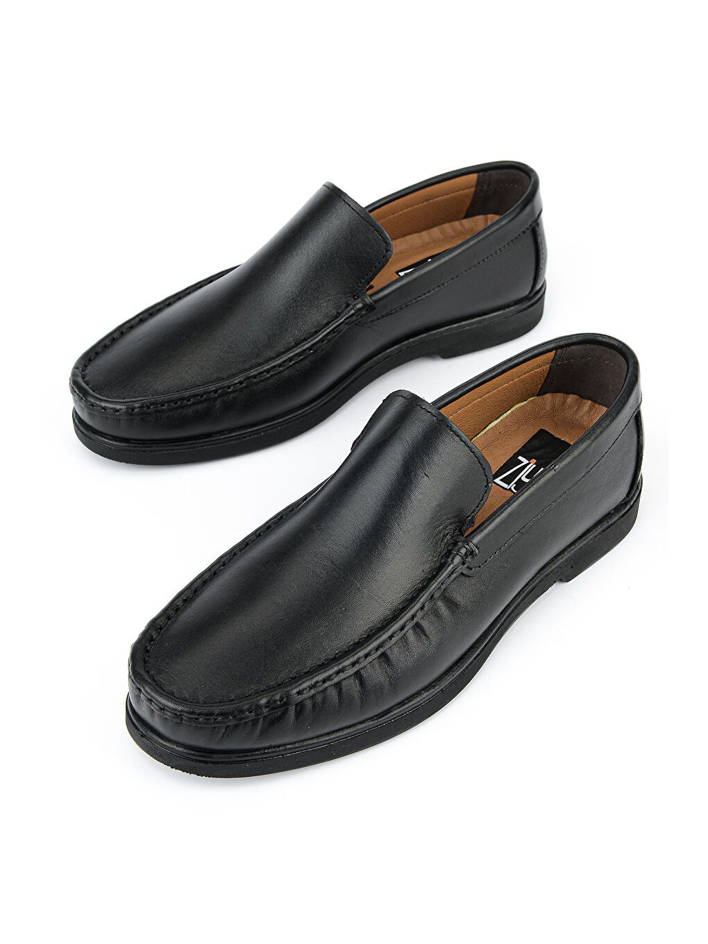 Erkek Hakiki Deri Günlük Ayakkabı 1611065Z302 Siyah-4