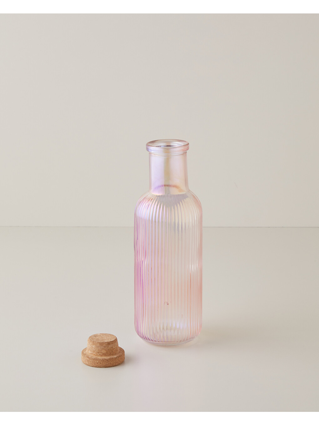 Lucan Cam Şişe 1000 Ml Pembe-1