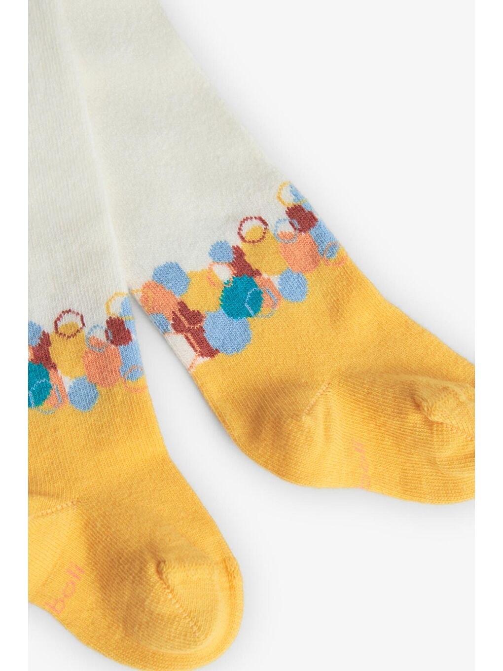 Beyaz Kız Bebek Külotlu Çorap-1